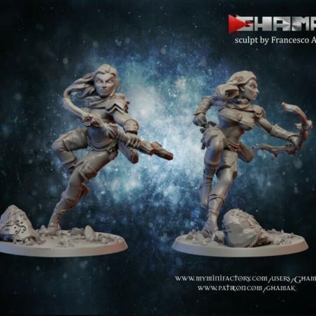 Figurines Elfes Ghamak – Grâce, Précision et Puissance Magique

