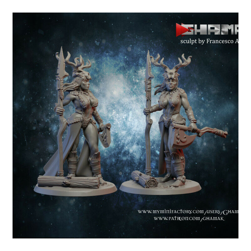 Figurines Elfes Ghamak – Grâce, Précision et Puissance Magique

