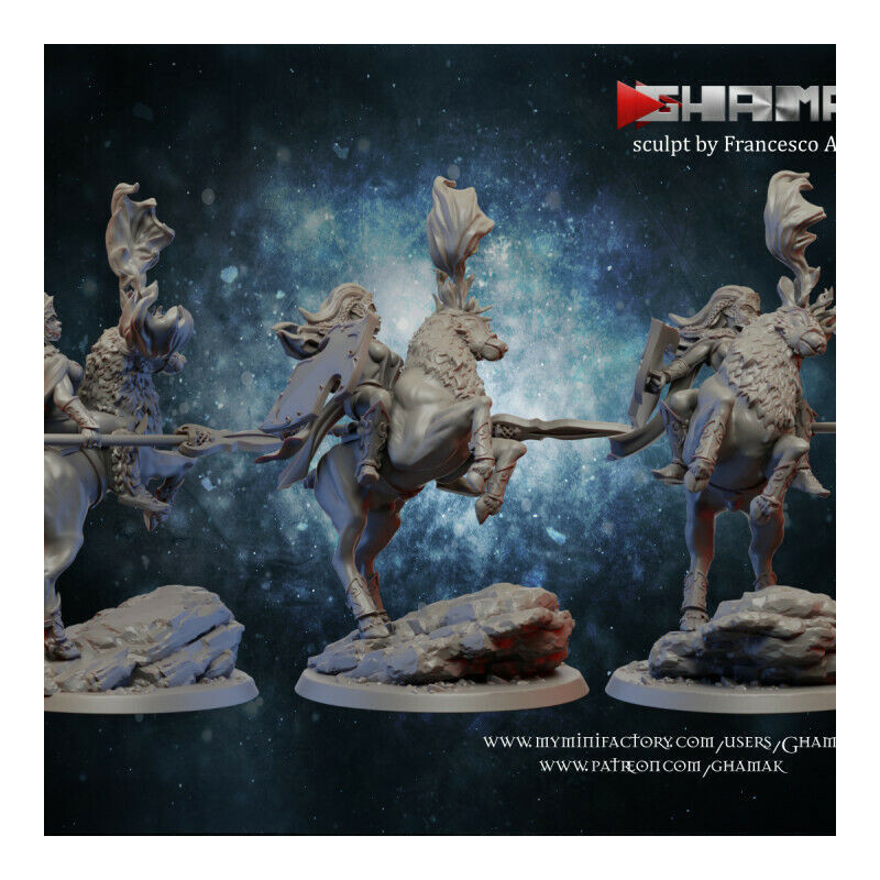 Figurines Elfes Ghamak – Grâce, Précision et Puissance Magique

