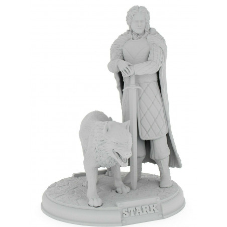 Games of throne John Snow 3D résine  18cm (non peint)