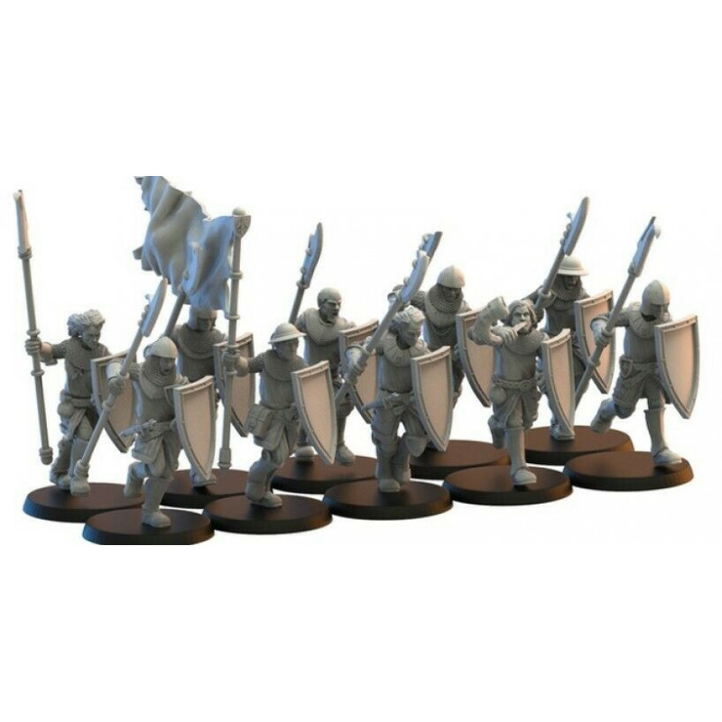 Guerriers de Mercia – Figurines Humains Résine 28mm | Lost Kingdom

