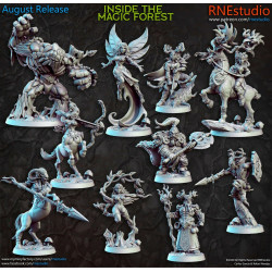 Impression 3D Figurines RN Studio Inside the magic forset