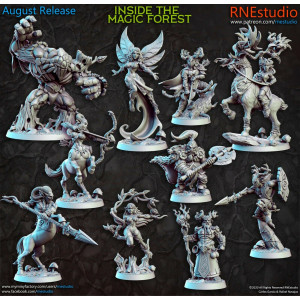 Impression 3D Figurines RN Studio Inside the magic forset