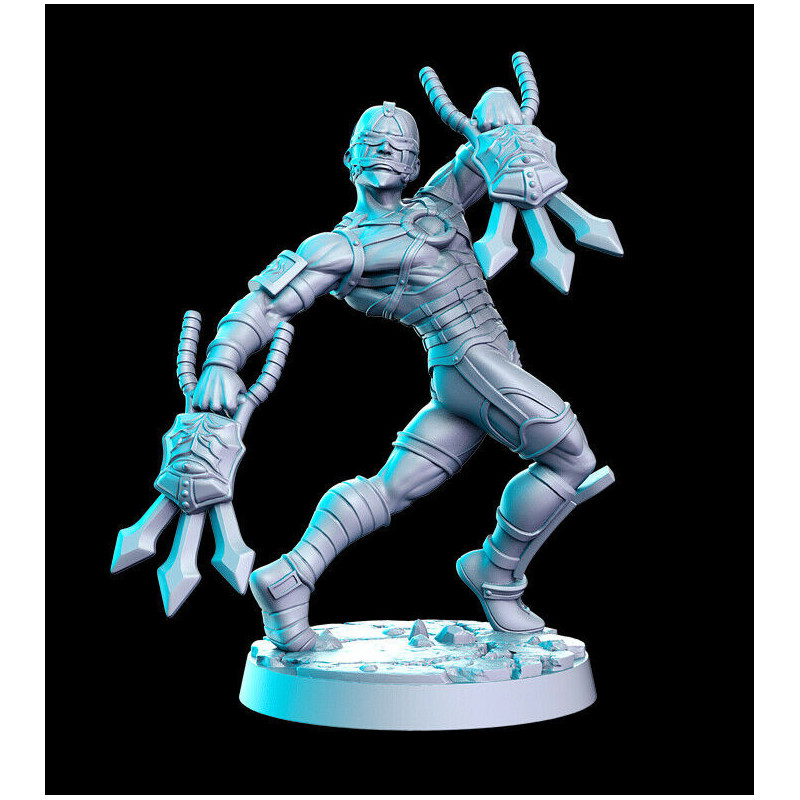 Impression 3D Figurines RN Studio Soul fighter tournament