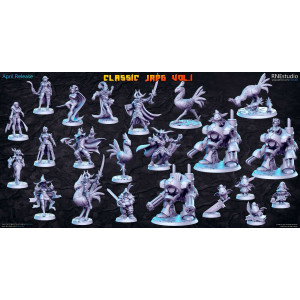 Impression 3D Figurines RN Studio, Classic JRP6 Vol.1