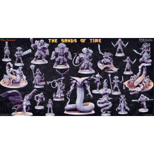 Impression 3D Figurines RN Studio, The sands of time