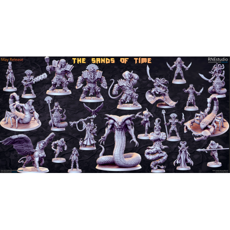 Impression 3D Figurines RN Studio, The sands of time