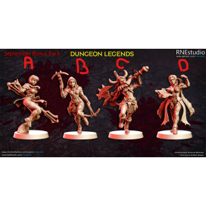 Impression 3D Figurines RN Studio, Dungeon legends