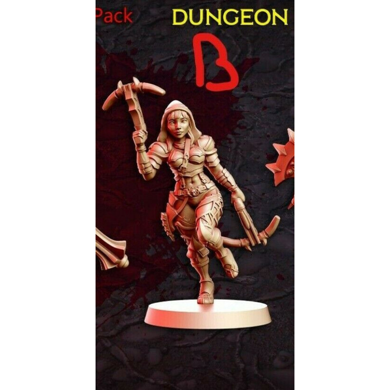 Impression 3D Figurines RN Studio, Dungeon legends