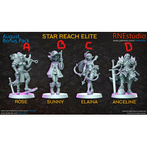 Impression 3D Figurines RN Studio, Star reach elite