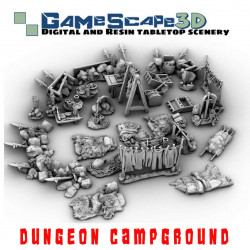 Décors GameScape 3D – Terrain modulaire 28/32 mm en filament

 (2)