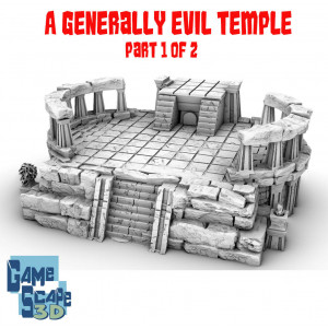 Décor Gamescape 3D Evil Temple partie 1