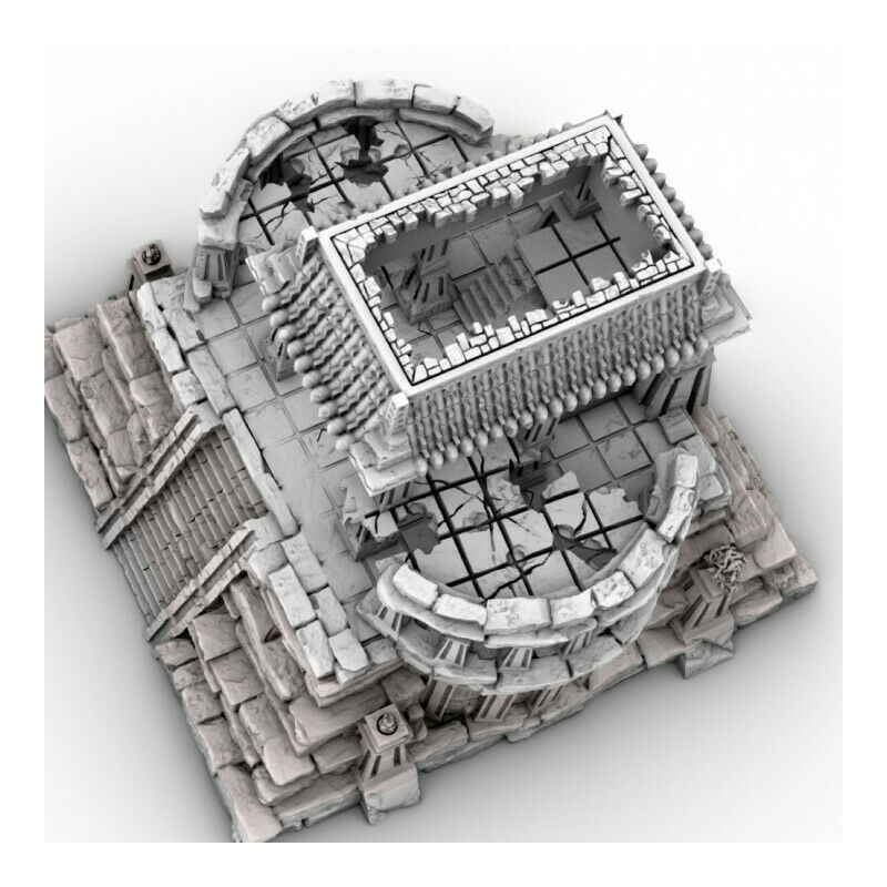 Décors GameScape 3D – Terrain modulaire 28/32 mm en filament

