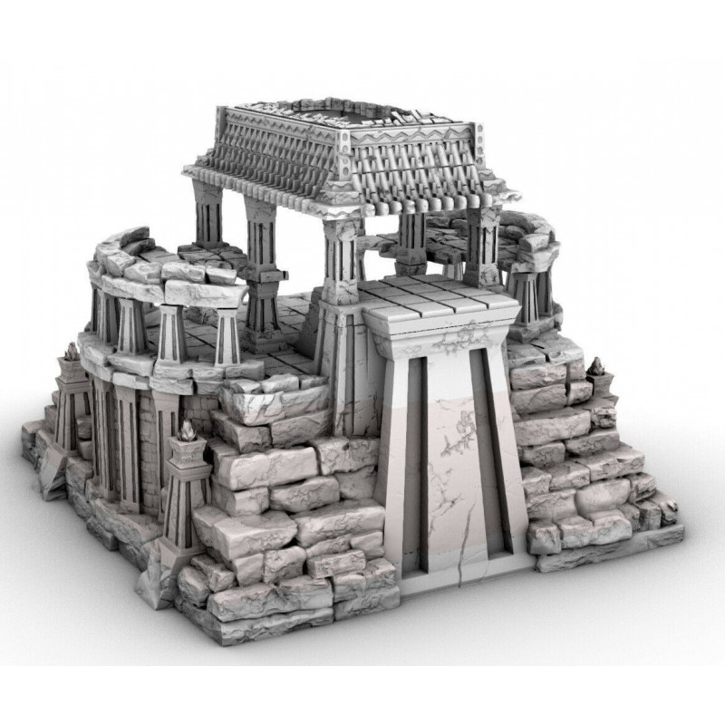 Décors GameScape 3D – Terrain modulaire 28/32 mm en filament

