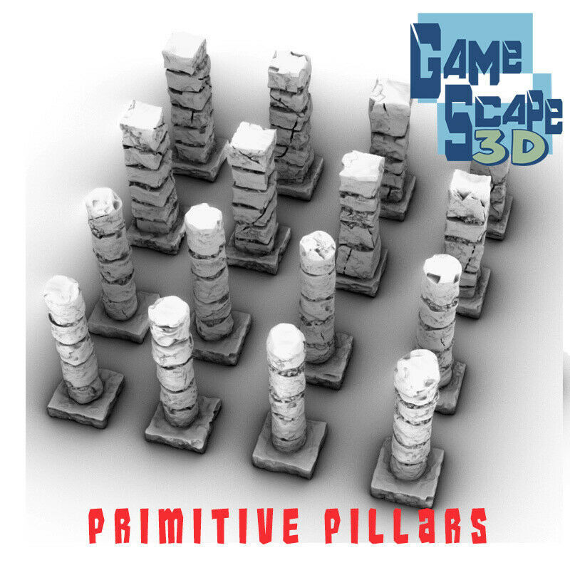 Décors GameScape 3D – Terrain modulaire 28/32 mm en filament

