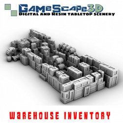 Décors GameScape 3D – Terrain modulaire 28/32 mm en filament


