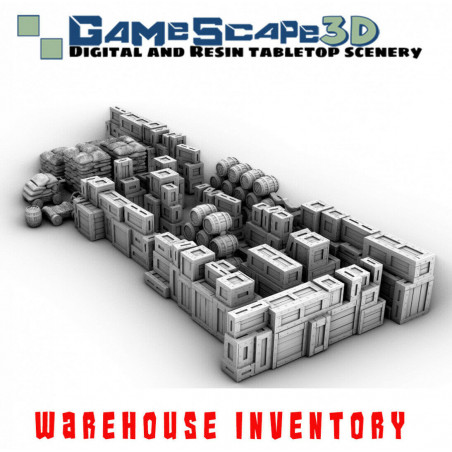 Décors GameScape 3D – Terrain modulaire 28/32 mm en filament

