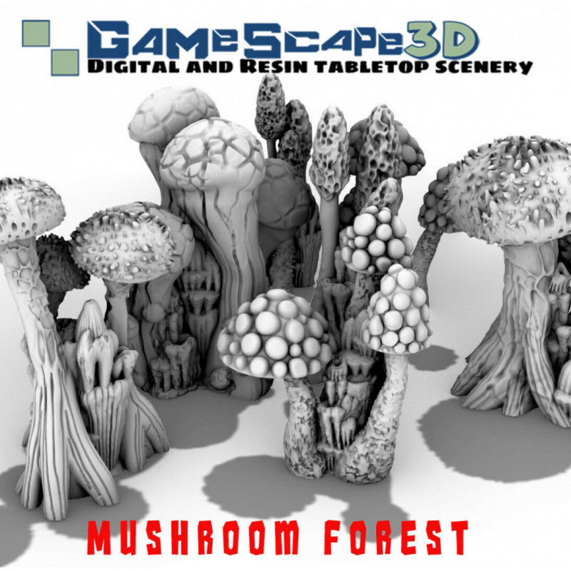 Décors GameScape 3D – Terrain modulaire 28/32 mm en filament


