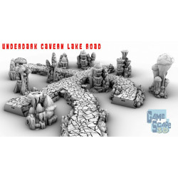 Décors GameScape 3D – Terrain modulaire 28/32 mm en filament

