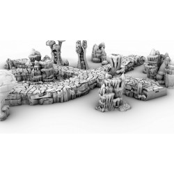 Décors GameScape 3D – Terrain modulaire 28/32 mm en filament

 (2)