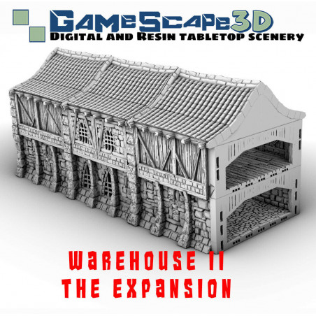 Décors GameScape 3D – Terrain modulaire 28/32 mm en filament

