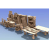 Décors GameScape 3D – Terrain modulaire 28/32 mm en filament

