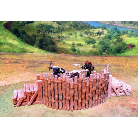 Décors GameScape 3D – Terrain modulaire 28/32 mm en filament


