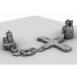 Décors GameScape 3D – Terrain modulaire 28/32 mm en filament

 (2)