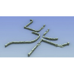 Décors GameScape 3D – Terrain modulaire 28/32 mm en filament

