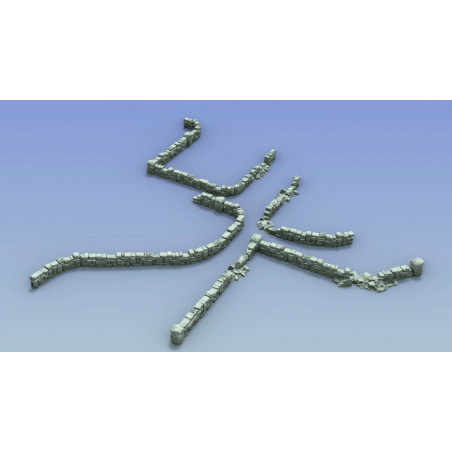 Décors GameScape 3D – Terrain modulaire 28/32 mm en filament


