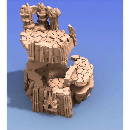 Décors GameScape 3D – Terrain modulaire 28/32 mm en filament

