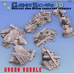 Décors GameScape 3D – Terrain modulaire 28/32 mm en filament

