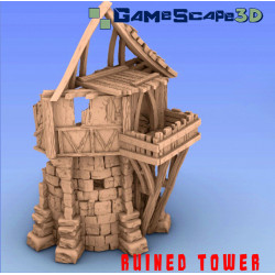 Décors GameScape 3D – Terrain modulaire 28/32 mm en filament

