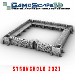 Décors GameScape 3D – Terrain modulaire 28/32 mm en filament

