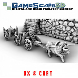 Décors GameScape 3D – Terrain modulaire 28/32 mm en filament

