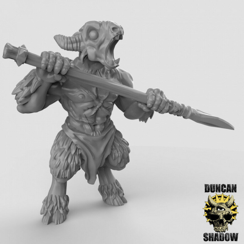 Hommes-Bêtes – Duncan Shadow Miniatures – Figurines 3D pour Wargames et Jeux de Rôle
