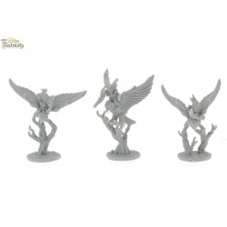 Forest Dragon impréssion 3d--Wood elves-Guerriers Faucons-Echelle 15mm (2)