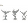 Forest Dragon impréssion 3d--Wood elves-Guerriers Faucons-Echelle 15mm