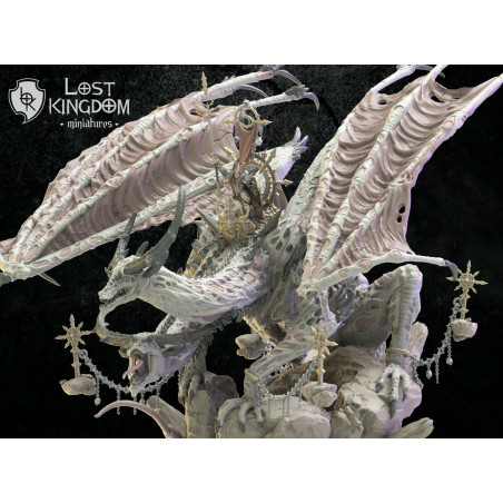 9th Age Impression 3D Chaos Héros sur Dragon légendaire