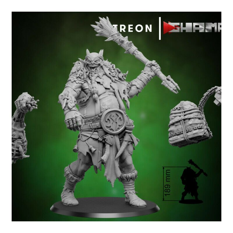 Figurines Ogres Ghamak – Puissance et Brutalité sur le Champ de Bataille

