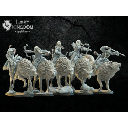 /9th Age Impression 3D Gobelins cavaliers avec arcs