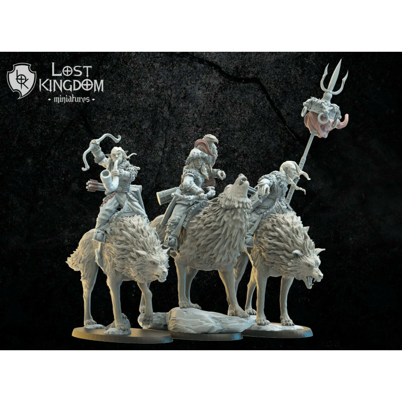 /9th Age Impression 3D Gobelins cavaliers avec arcs