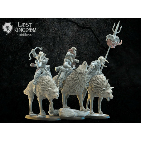 /9th Age Impression 3D Gobelins cavaliers avec arcs