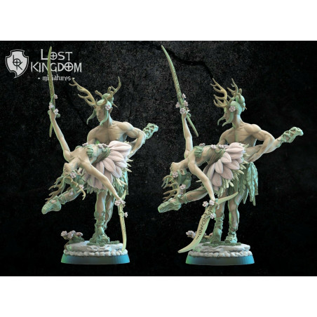 Mori Elves – Elfes Sylvains Tribaux Résine 28/32 mm | Lost Kingdom


