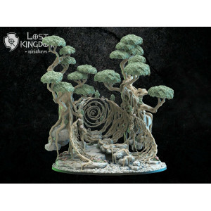 9th age Elfes sylvestres décor pour diorama Chaman et familier