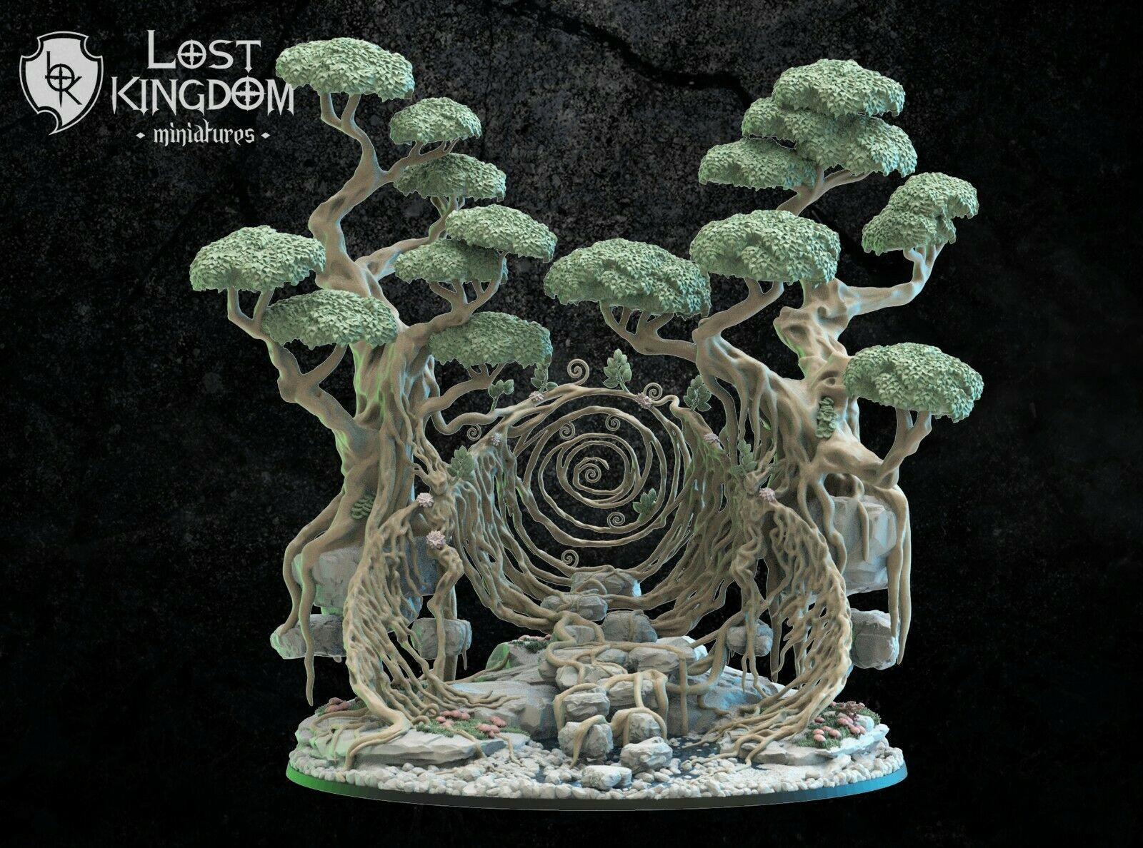 Elfes Mori - Diorama Chaman et familier - Foto 2 di 2