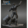 Batman figurine impression 3D résine  18cm  (non peint)