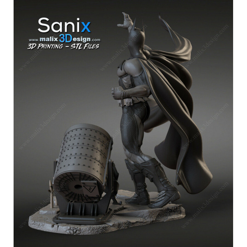 Batman figurine impression 3D résine  18cm  (non peint)