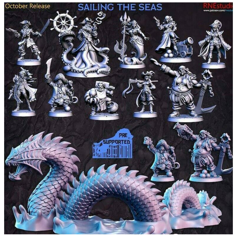 Impression 3D Figurines RN Studio Sailing the seas