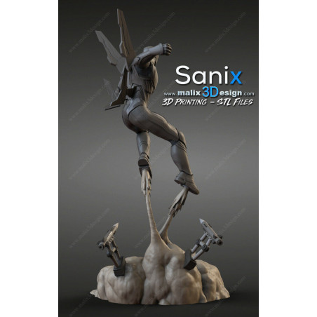 Iron man figurine impression 3D résine  18cm (non peint)